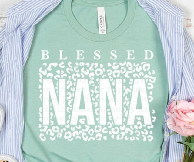 BLESSED NANA T-SHIRT