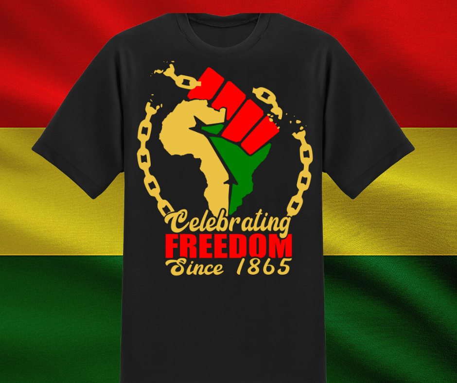 BREAKING CHAINS JUNETEENTH T- SHIRT