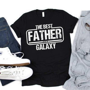 BEST FATHER IN THE GALAXY T-SHIRT