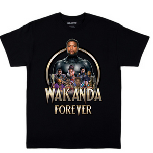 BLACK PANTHER "WAKANDA FOREVER" T-SHIRT