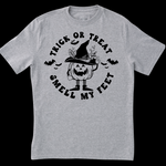 Load image into Gallery viewer, TRICK OR TREAT SMELL MY FEET HALLOWEEN T-SHIRT
