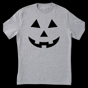 SMILING JACK O LANTERN, PUMPKIN FACE SHIRT