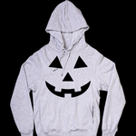 Load image into Gallery viewer, SMILING JACK O&#39; LANTERN, PUMPKIN FACE HOODIE
